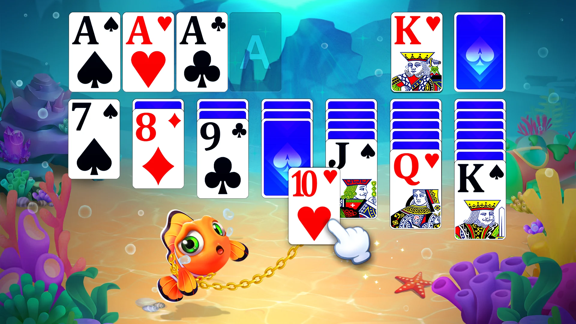 Solitaire Fish: Klondike Game screenshot