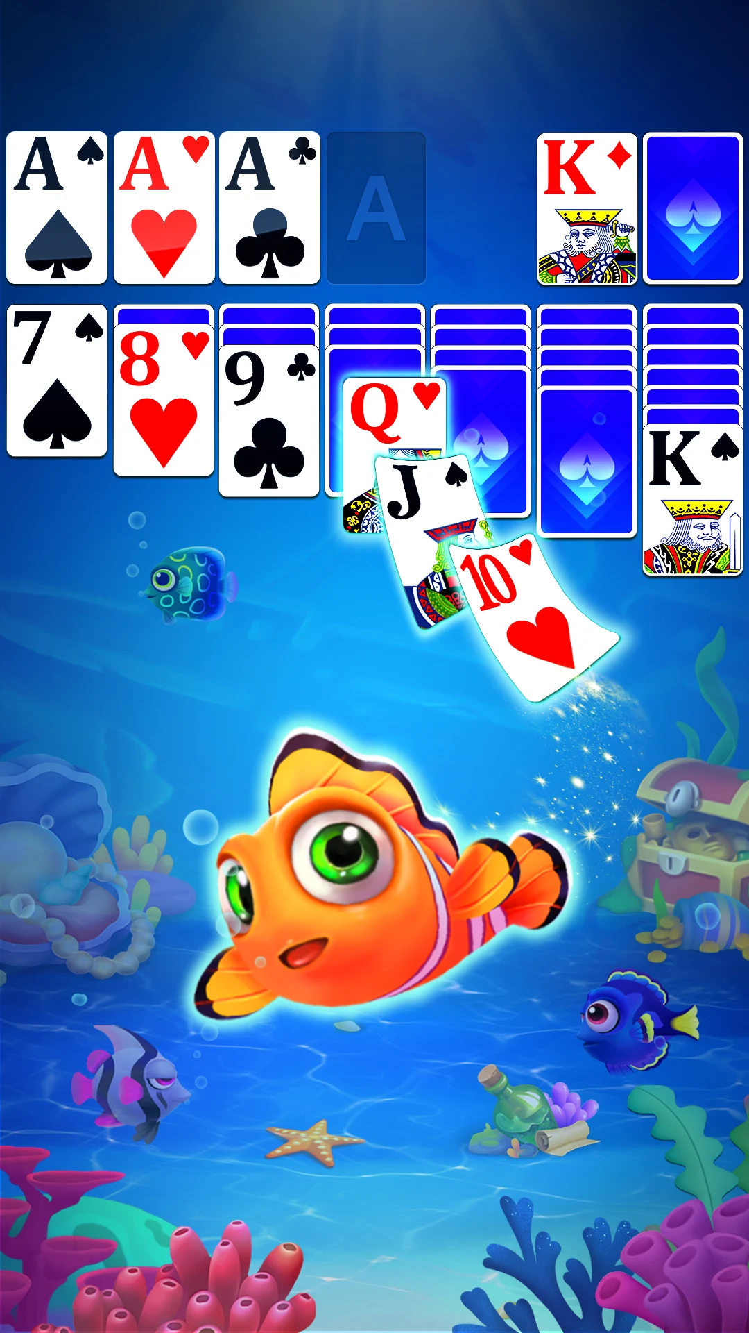 Solitaire Fish: Klondike Game screenshot